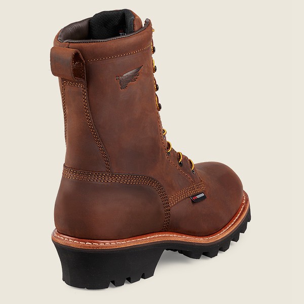 Bottes de Sécurité Red Wing - Loggermax - 9-Inch Insulated Waterproof Toe - Marron - Homme 731BWFOKL